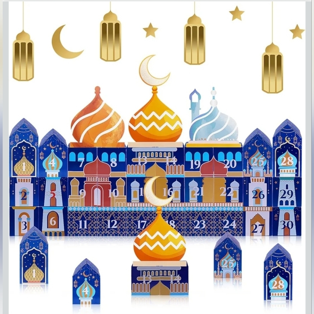 Dreamtop Ramadan 30-Day Advent Calendar – DIY Countdown Gift Box Set